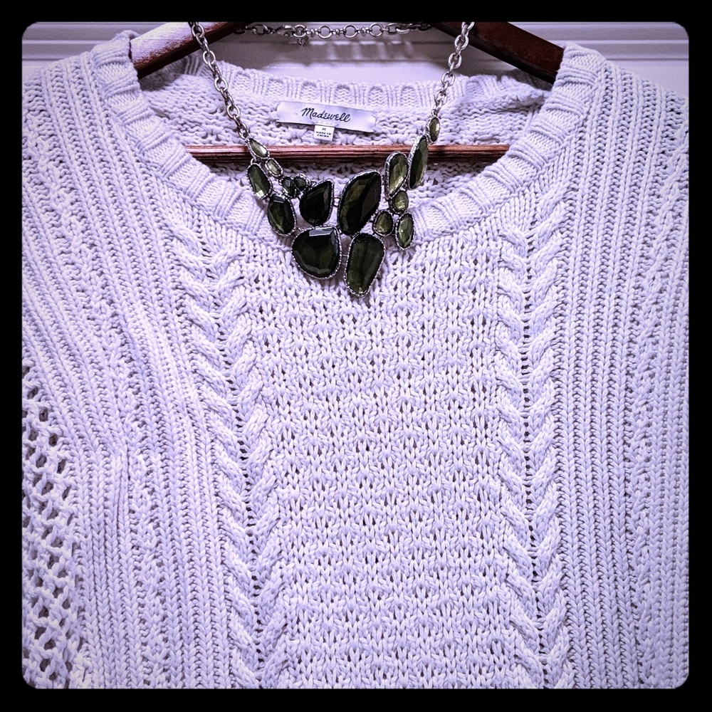 Lucky Brand Green Statement Necklace